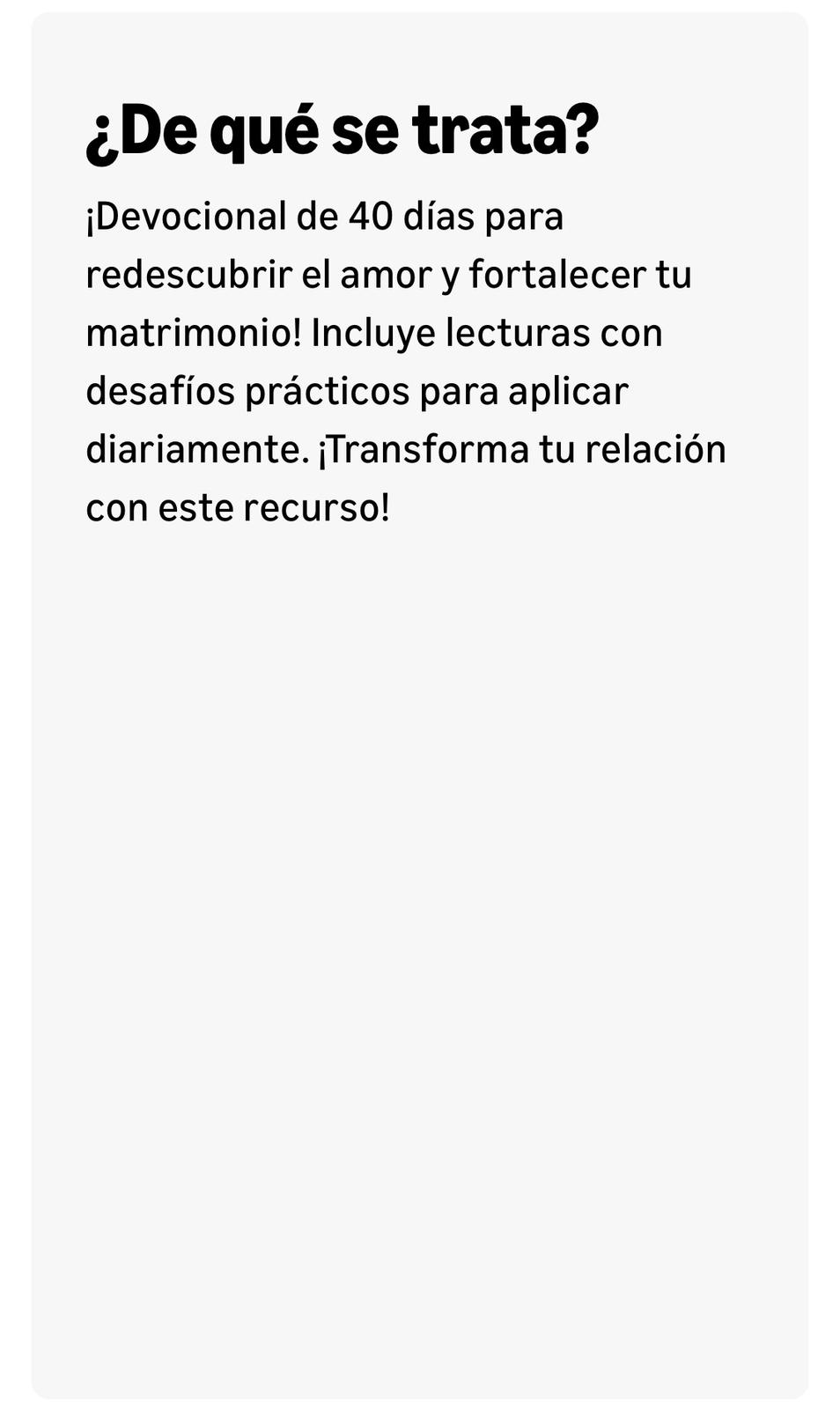 El Desafío del Amor